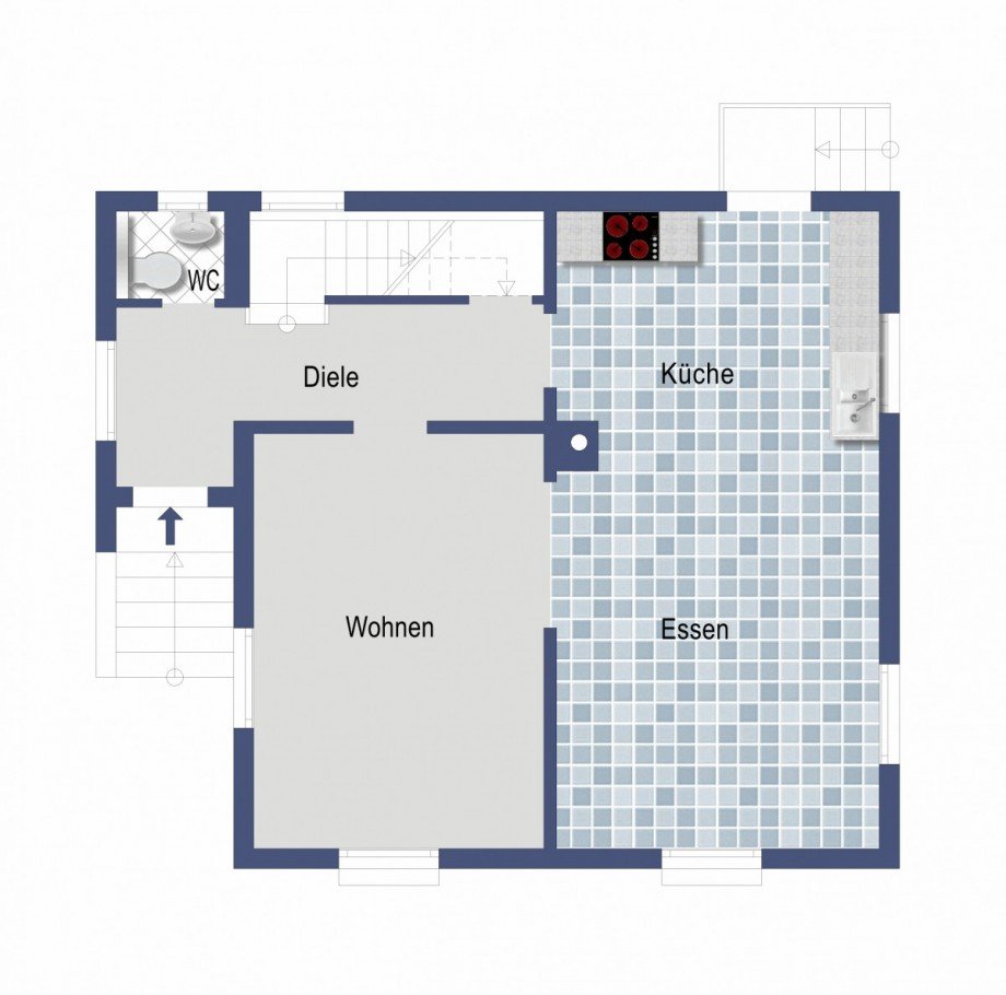 Erdgeschoss Einfamilienhaus S��en